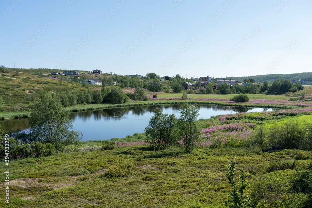 View from Kautomeino, Finnmark, Norway. View from Kautomeino, Finnmark, Norway.