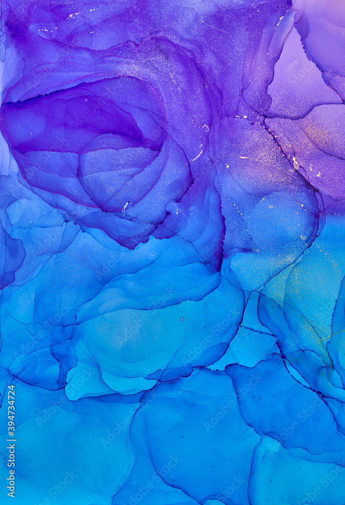 Alcohol ink art.Mixing liquid paints. Modern, abstract colorful background, wallpaper. Marble texture.Translucent colors Alcohol ink art.Mixing liquid paints. Modern, abstract colorful background, wallpaper. Marble texture.Translucent colors