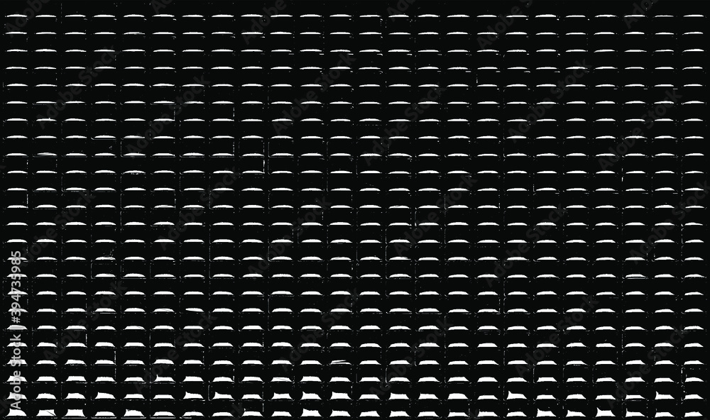 Rough, irregular texture composed of monochrome geometric elements. Overlay distressed grunge background. Abstract vector illustration. Isolated on white background. EPS10 Rough, irregular texture composed of monochrome geometric elements. Overlay distressed grunge background. Abstract vector illustration. Isolated on white background. EPS10