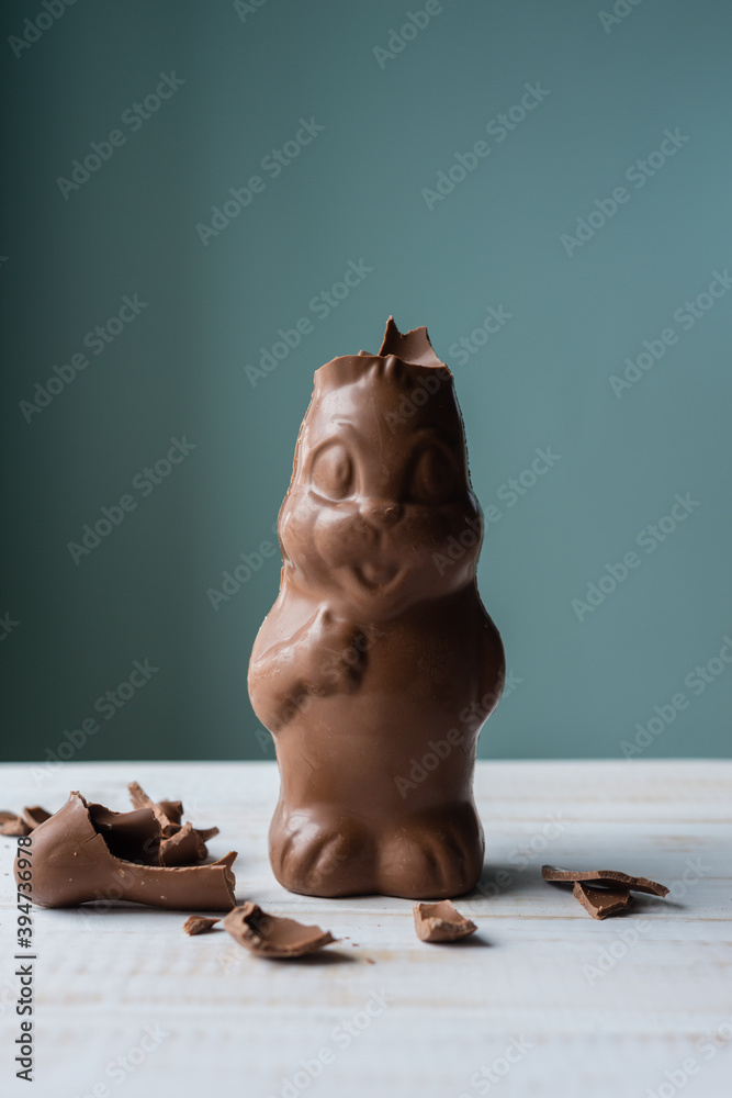 Hollow Chocolate Bunny Without Ears