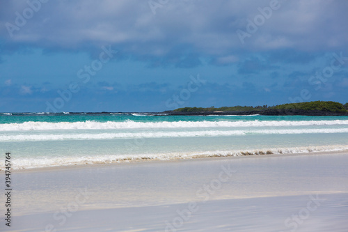 Tortuga Bay beach  Galagapos Islands. Ecuador