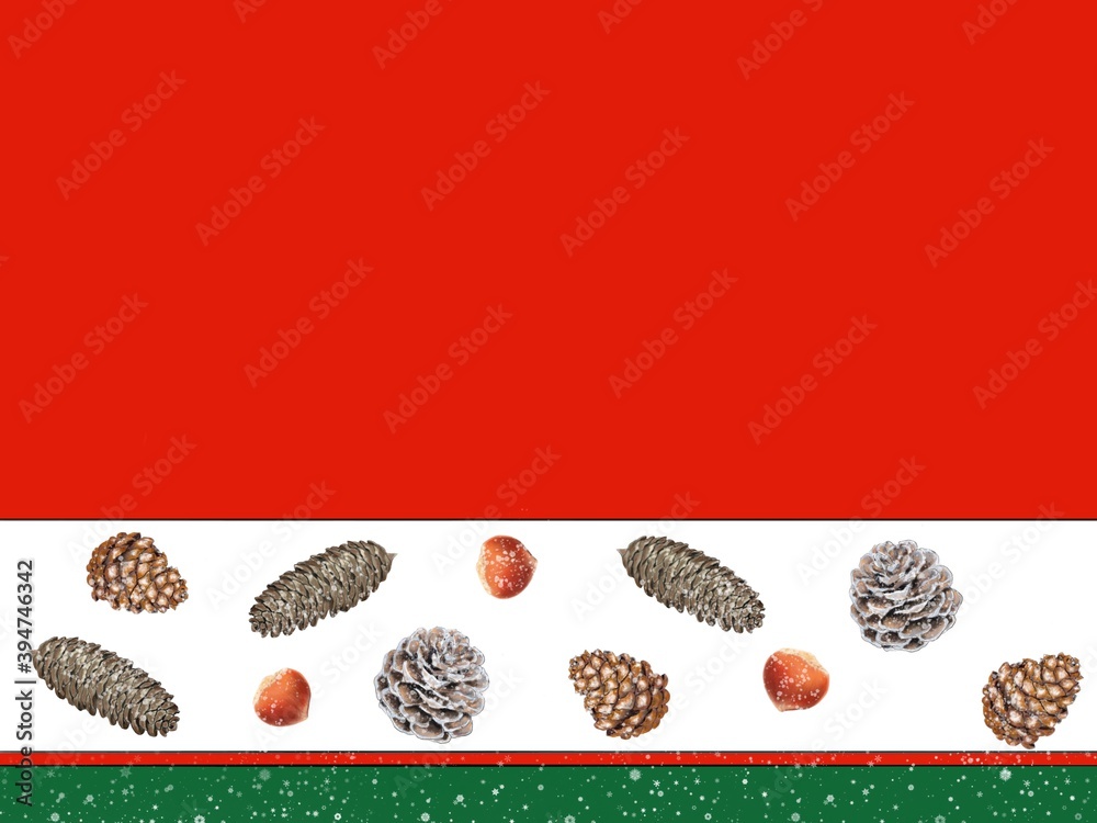 Obraz premium winter background. digital