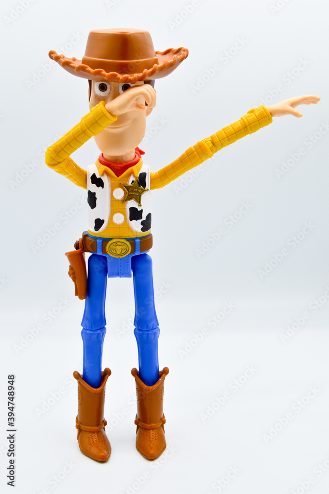 Istanbul Turkey August 04 2019: Disney Infinity characters from the