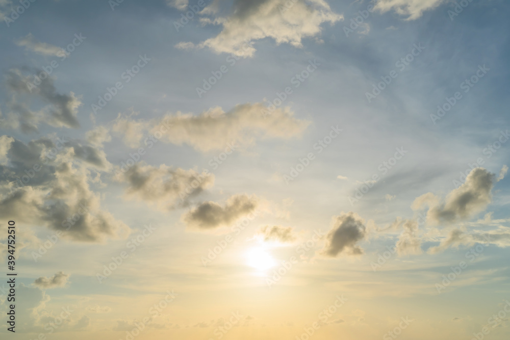 Fototapeta premium Background sky gradient , Bright and enjoy your eye with the sky refreshing in Phuket Thailand.