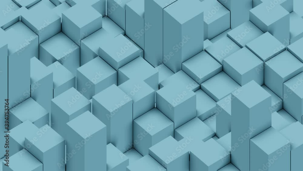 Cuboids move irregularly up and down 4k uhd - abstract background Cuboids move irregularly up and down 4k uhd - abstract background