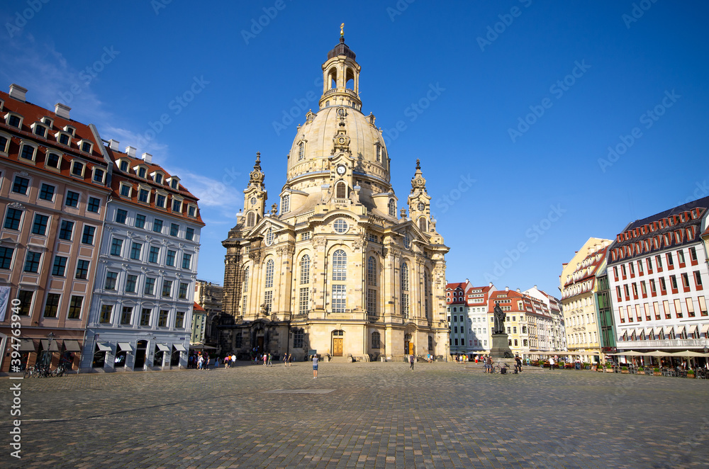 Most famous church in Dresden, Germany