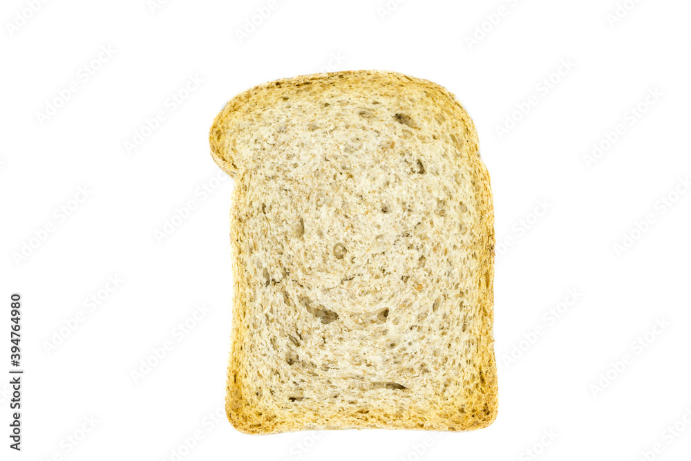 rusk isolated on white background top view rusk isolated on white background top view