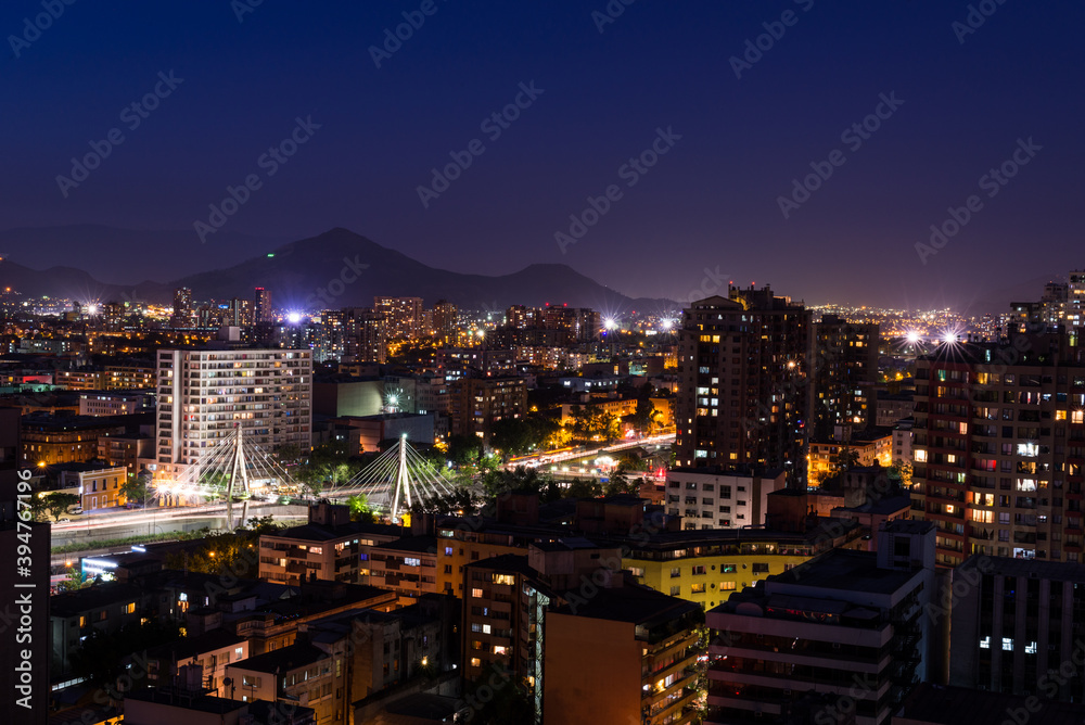 Santiago de Chile by Night