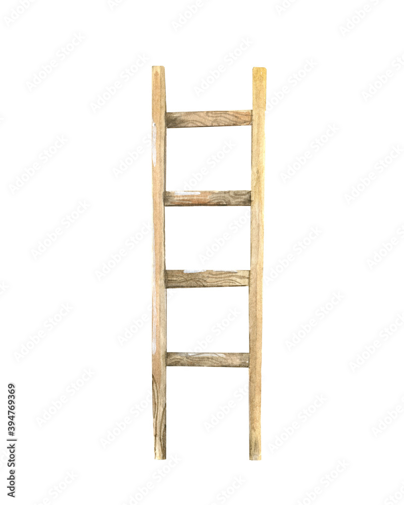 illustration of wooden ladder renovation, steel, metal renovation, steel, metal illustration of wooden ladder renovation, steel, metal renovation, steel, metal