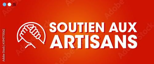 Soutien aux artisans - Bannière