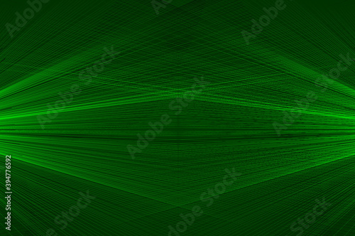Concentrated spiral of lines pattern, Abstract background - concentrated striped pattern - green