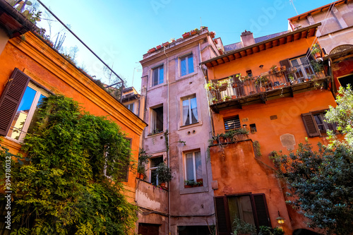 Photography Arco degli Acetari - Picturesque Small Corner with Tradional Houses and plants -