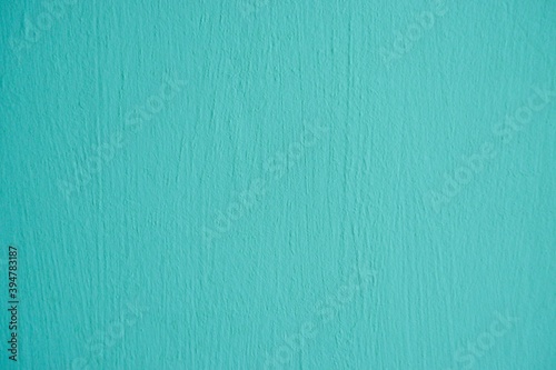 Turquoise color plaster texture, seamless background