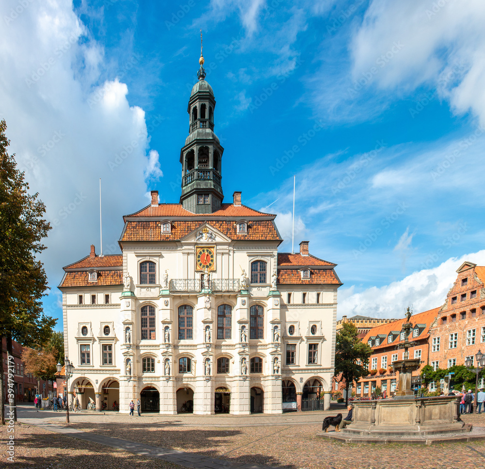 City Hall Luneburg (in german Lüneburg) Lower Saxony (in german Niedersachsen) Germany