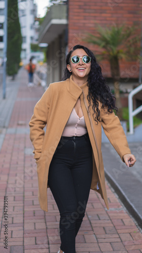 Photography Businesswoman walking in the city