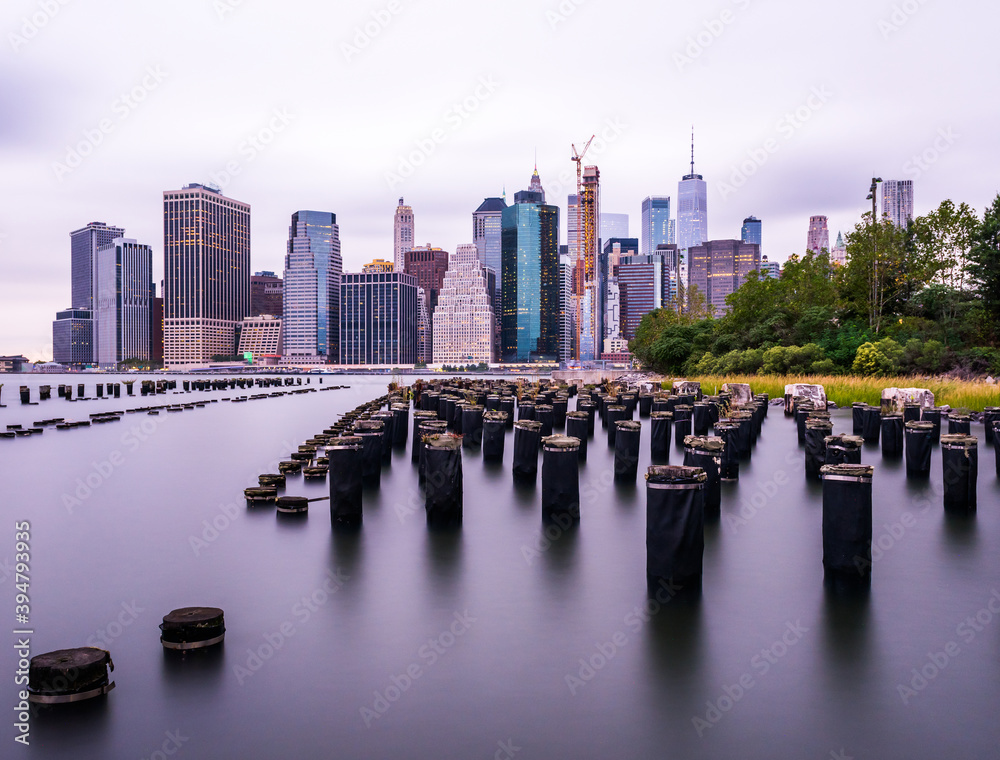 Obraz premium Manhattan panoramic skyline view. New York City, USA.