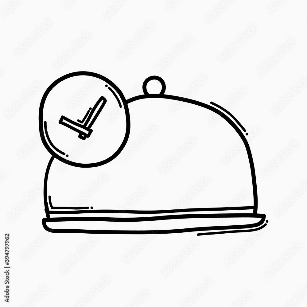 Fast cooking doodle vector icon. Drawing sketch illustration hand drawn line eps10 Fast cooking doodle vector icon. Drawing sketch illustration hand drawn line eps10
