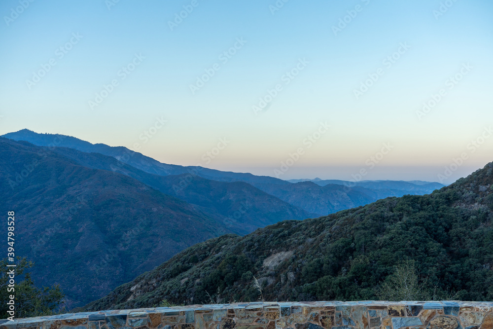 Obraz premium Sunrise over the mountains