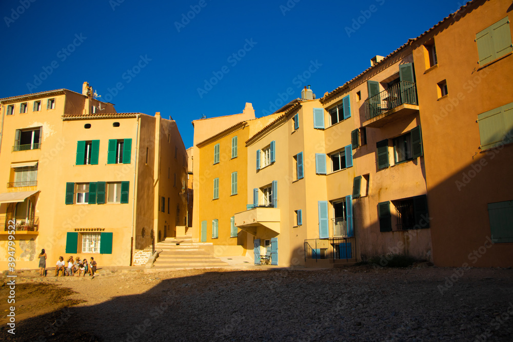 Fototapeta premium houses in the old town