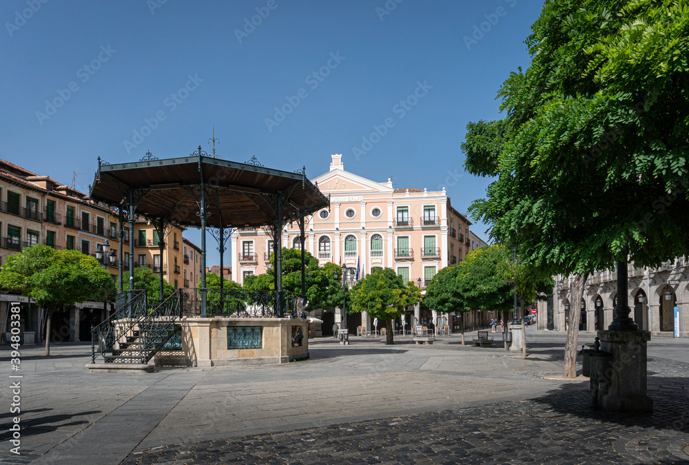 Town Square, Segovia, Spain