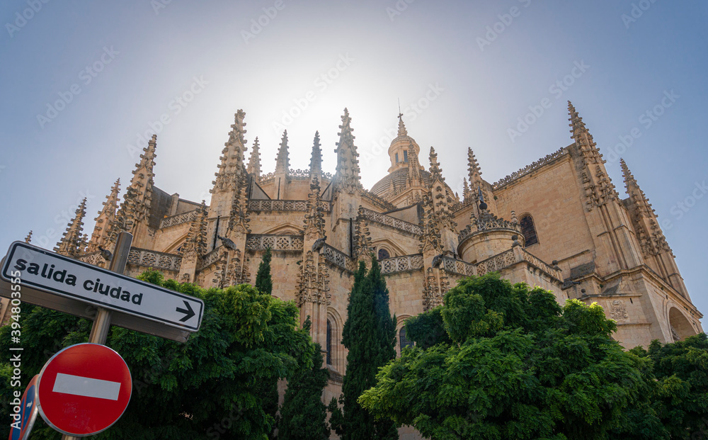 Fototapeta premium Cathedral in Segovia, Spain