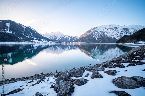 Perfect reflections on lake 