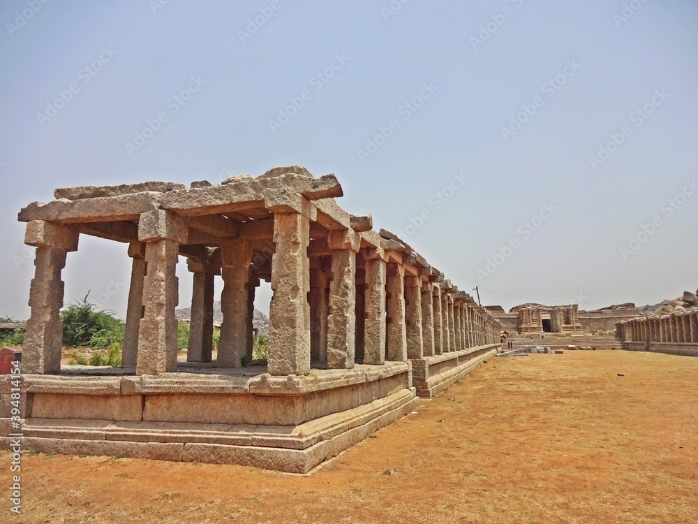 Obraz premium hampi unesco world heritage site,karnataka