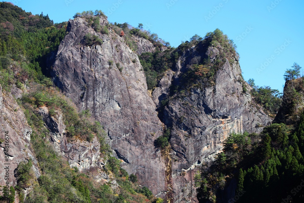 日向神峡　ハート岩