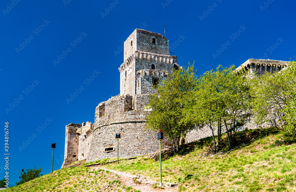 Rocca Maggiore, a Castle in Assisi - Umbria, Italy