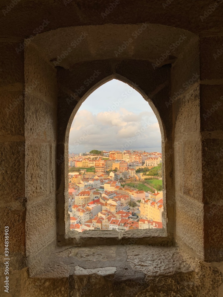 Obraz premium Lisboa window city view