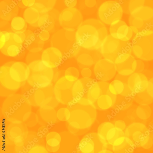 Golden bokeh holiday background, defocused texture for Christmas and New Year greeting card, advertising poster, valentine etc. 