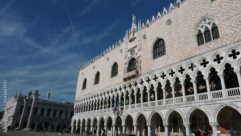 Venice, Italy - November 2020 - Walking through the less touristy streets of the lagoon city Venice, Italy - November 2020 - Walking through the less touristy streets of the lagoon city