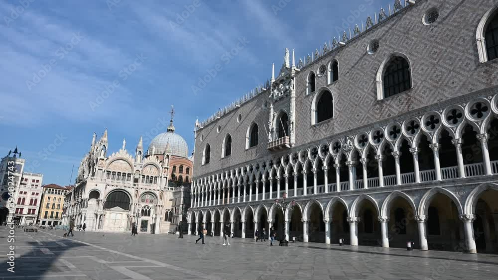 Venice, Italy - November 2020 - Walking through the less touristy streets of the lagoon city Venice, Italy - November 2020 - Walking through the less touristy streets of the lagoon city