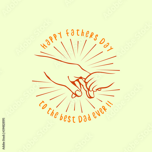 Father s Day Design illustration Template Vector Eps 10