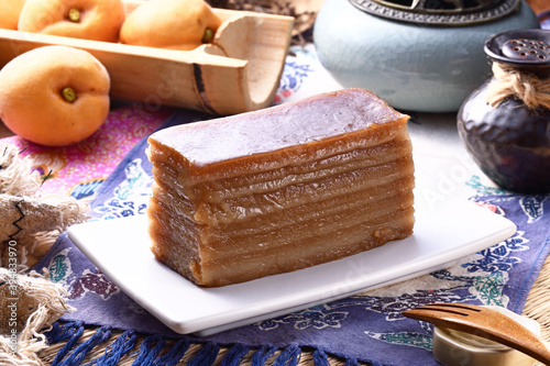 Taiwan's hakka  traditional cuisine -  Nine-layer ricedumpling  photo