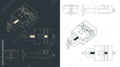 Bench vice blueprints