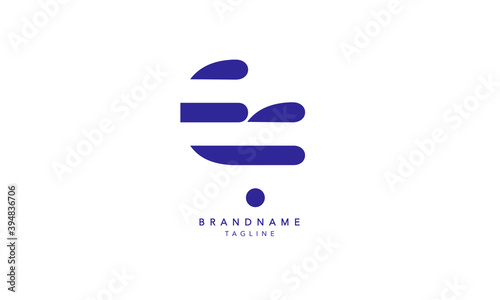 Alphabet letters Initials Monogram logo EF, FE, E and F