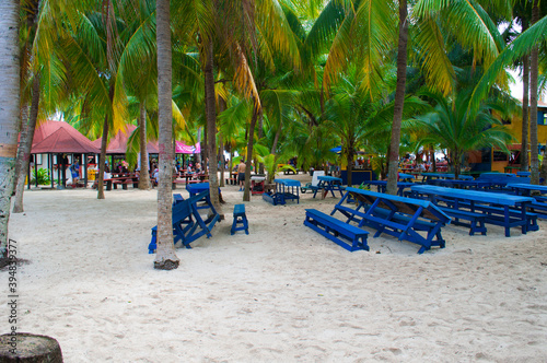 San Andres Island, San Andres Archipelago, Providencia and Santa Catalina, Colombia. January 29, 2013: Rocky Cay beach.  photo