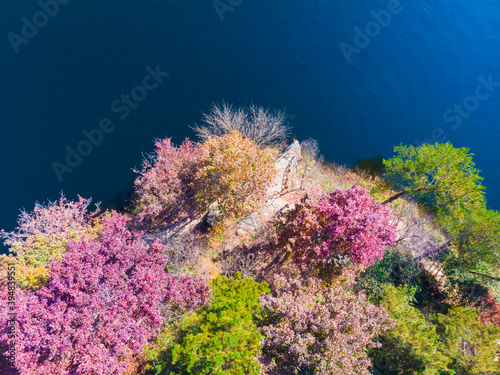 Late, autumn, scenery, of, Qingliangzhai, Scenic, Area, in, Wuhan, Hubei photo