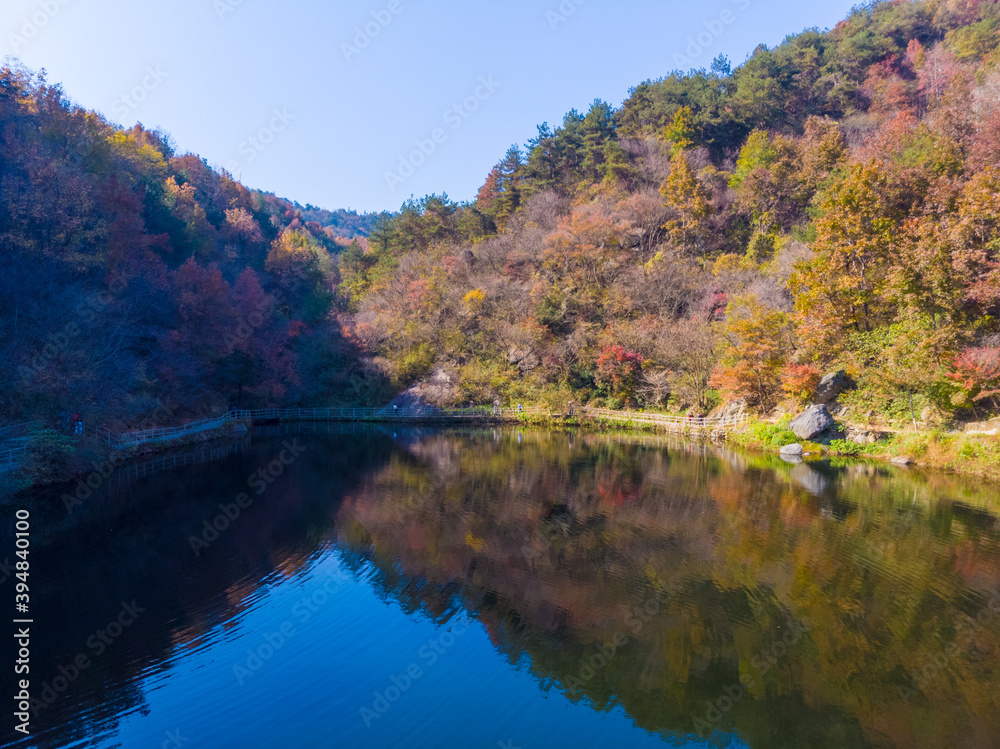 Late, autumn, scenery, of, Qingliangzhai, Scenic, Area, in, Wuhan, Hubei Late, autumn, scenery, of, Qingliangzhai, Scenic, Area, in, Wuhan, Hubei