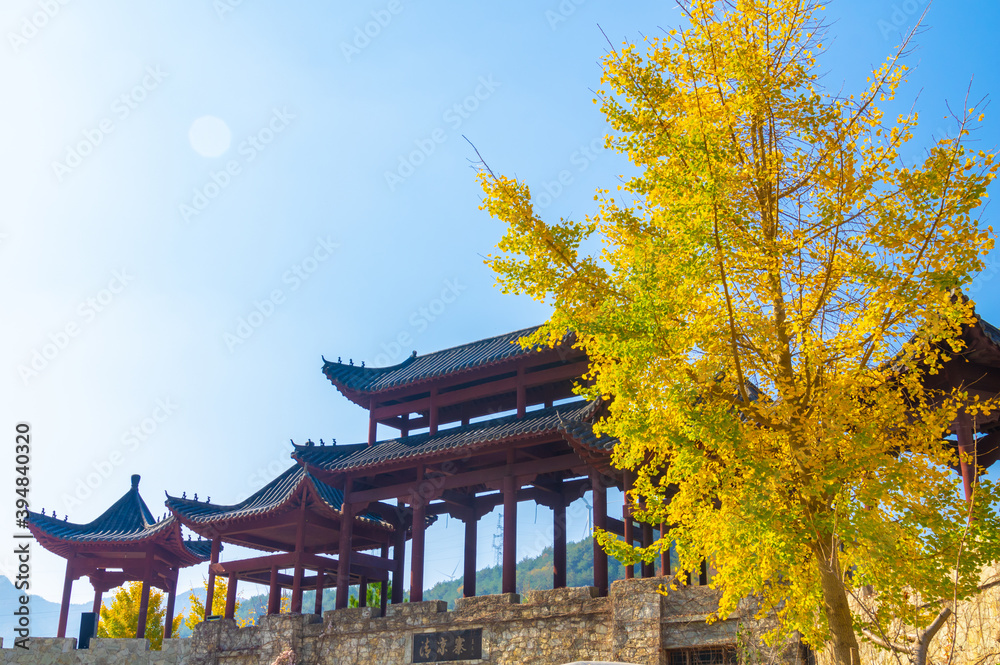 Late, autumn, scenery, of, Qingliangzhai, Scenic, Area, in, Wuhan, Hubei Late, autumn, scenery, of, Qingliangzhai, Scenic, Area, in, Wuhan, Hubei