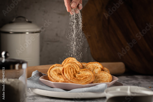 Konstfotografi Delicious freshly baked artisan bread