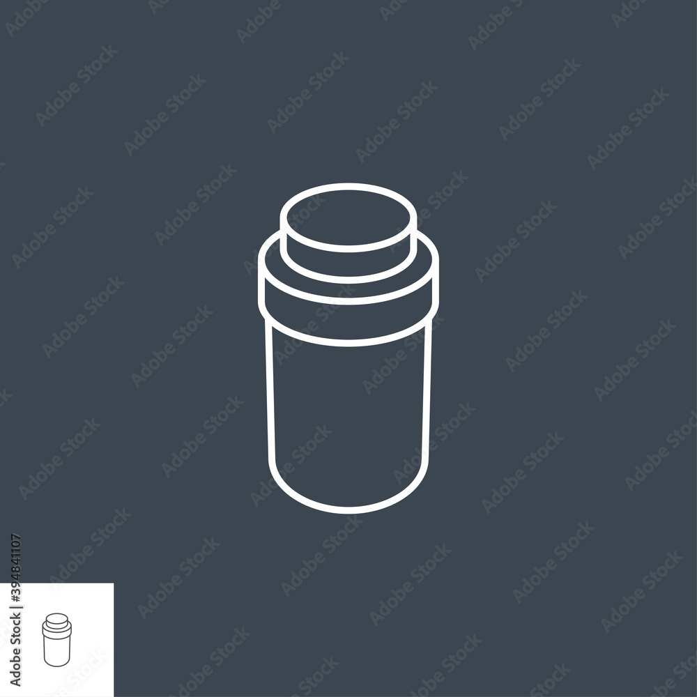 Pills Bottle Related Vector Line Icon. Drugs. Isolated on Black Background. Editable Stroke. Pills Bottle Related Vector Line Icon. Drugs. Isolated on Black Background. Editable Stroke.