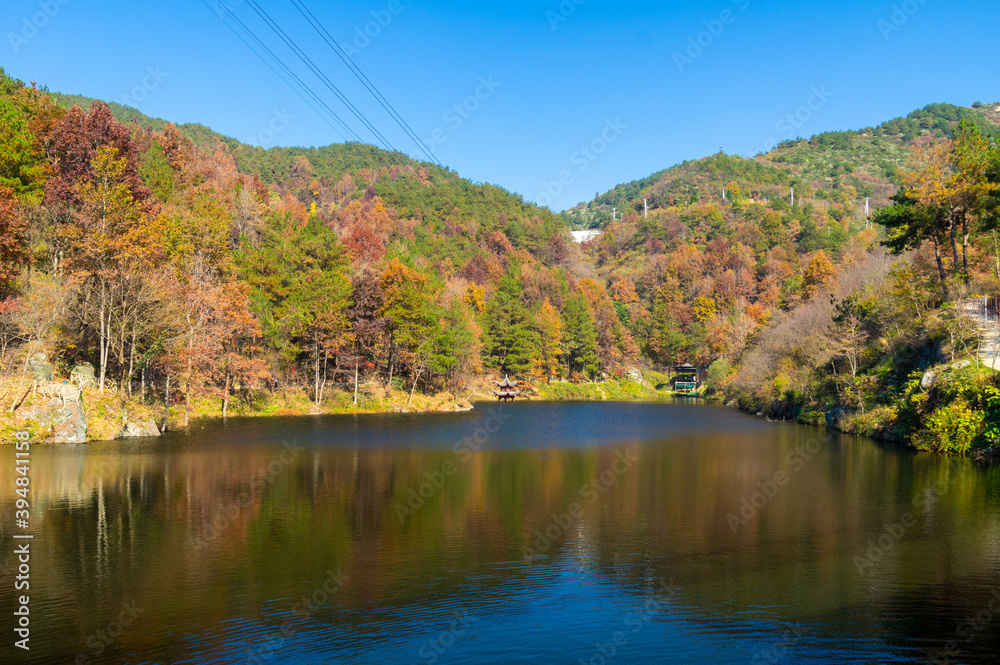 Late, autumn, scenery, of, Qingliangzhai, Scenic, Area, in, Wuhan, Hubei Late, autumn, scenery, of, Qingliangzhai, Scenic, Area, in, Wuhan, Hubei