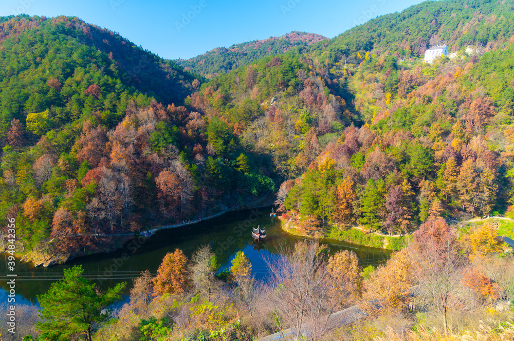 Late, autumn, scenery, of, Qingliangzhai, Scenic, Area, in, Wuhan, Hubei Late, autumn, scenery, of, Qingliangzhai, Scenic, Area, in, Wuhan, Hubei