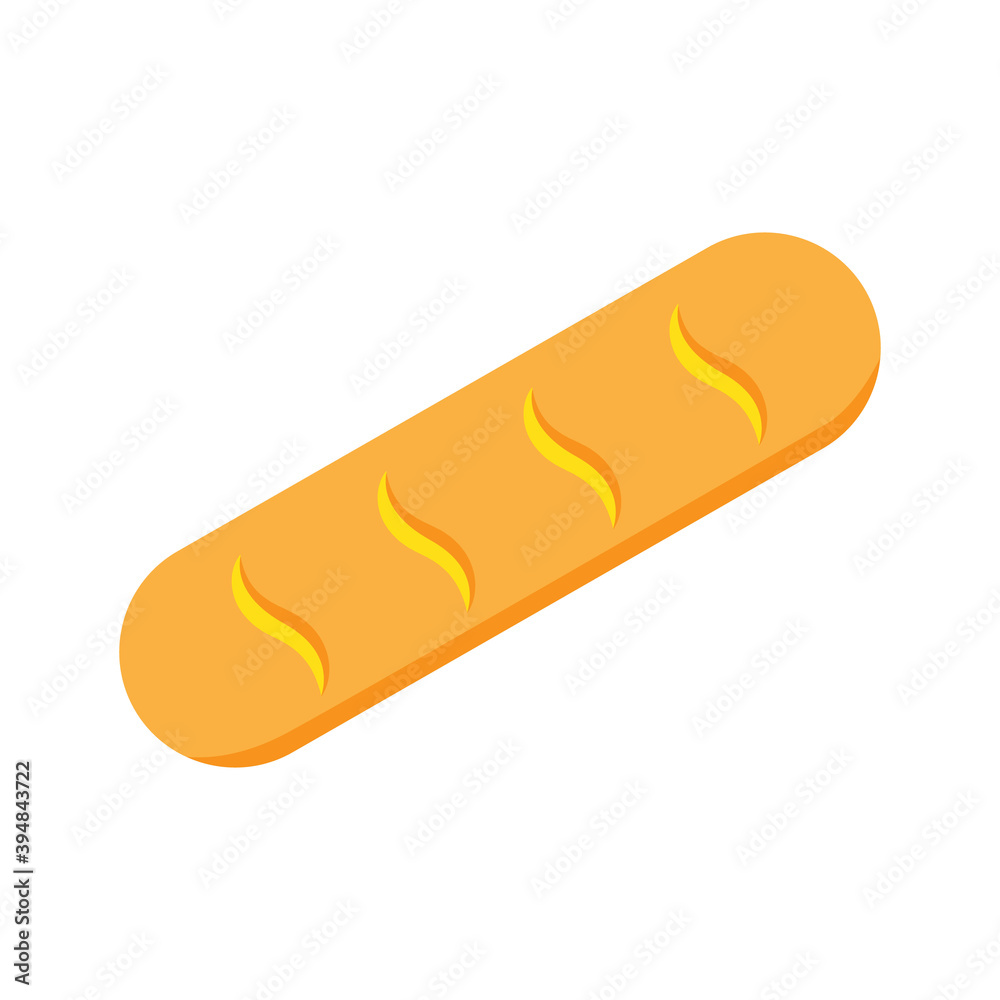 Bread icon design isolated on white background. vector illustration Bread icon design isolated on white background. vector illustration