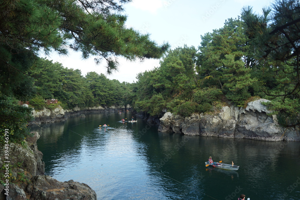 a public park. Jeju Island. 돌하르방.나의사랑제주도.2016년.Female diver.폭포.쇠소깍.oxcock