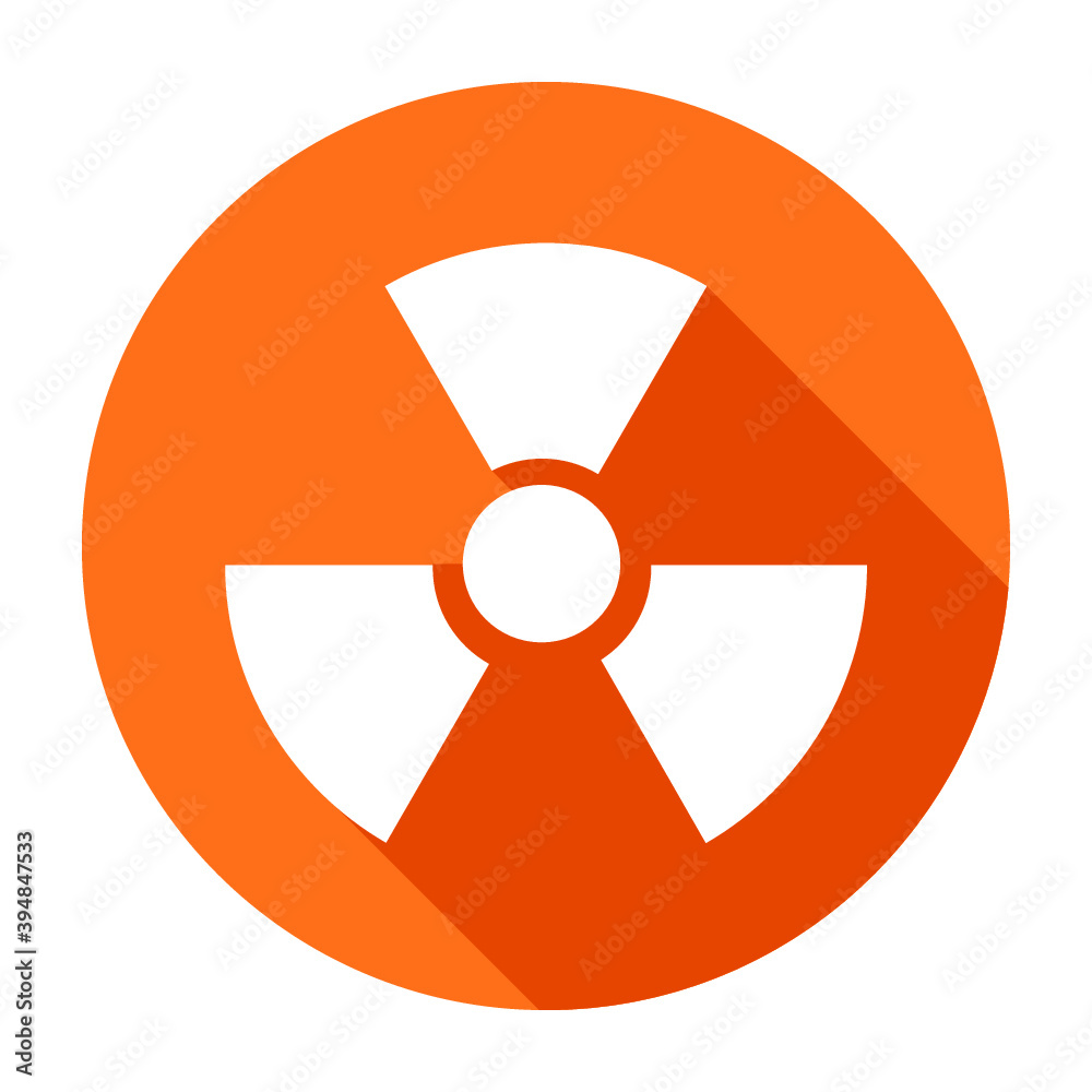 Nuclear energy icon for infographic element Nuclear energy icon for infographic element