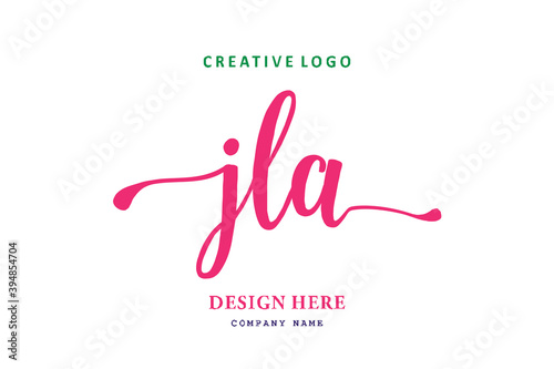 JLA lettering logo is simple, easy to understand and authoritative