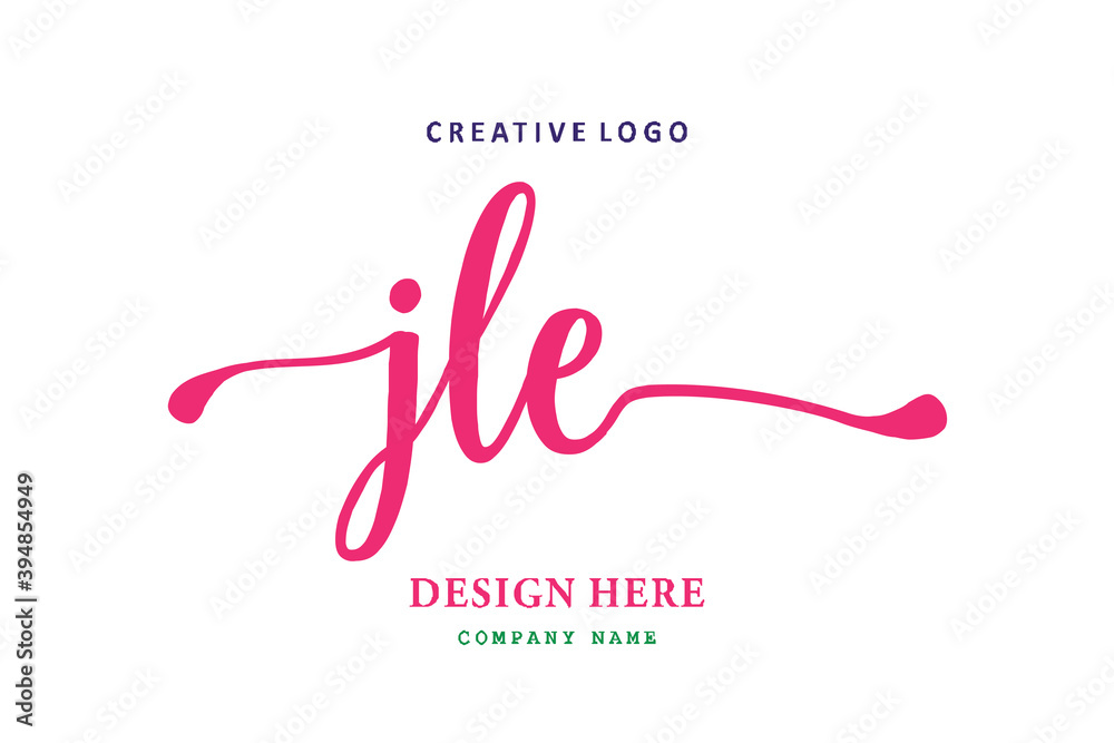 JLE lettering logo is simple, easy to understand and authoritative JLE lettering logo is simple, easy to understand and authoritative